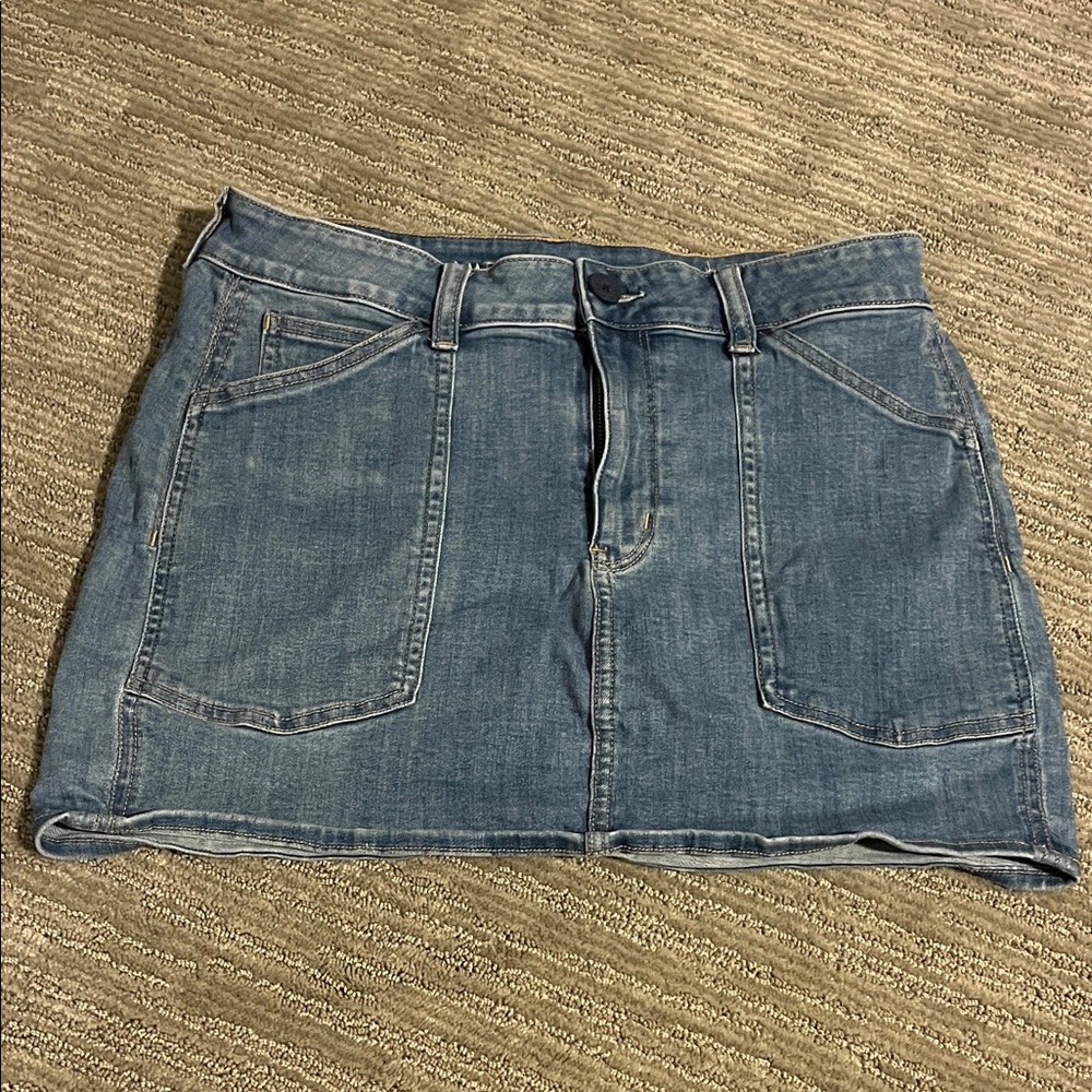 American Eagle Outfitters Blue Denim Pencil Skirt